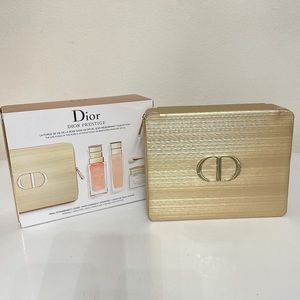 CHRISTIAN DIOR ~ DIOR PRESTIGE EMPTY COSMETIC MAKEUP ZIPPER BOX NEW NIB